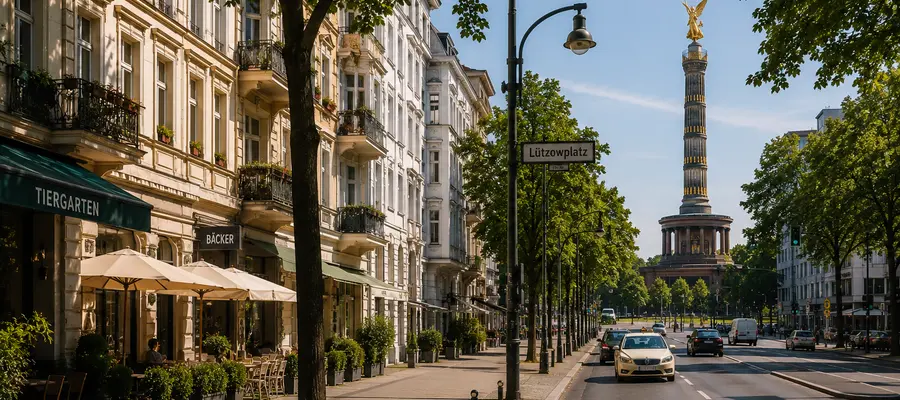 Парк Tiergarten и деловой центр